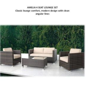 Amelia 4 seater set