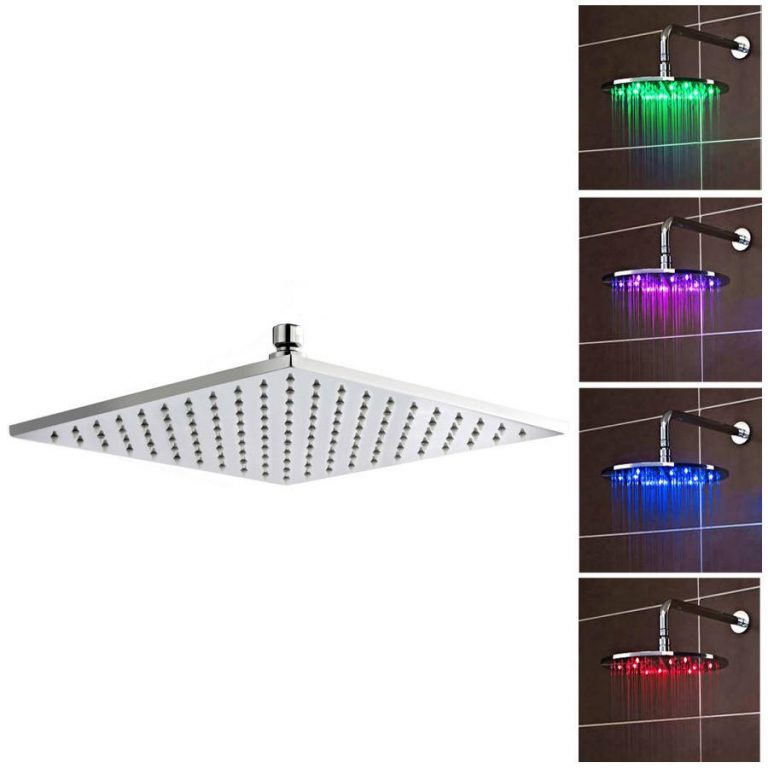 SGP - LED Shower Head - Temperature Controlled